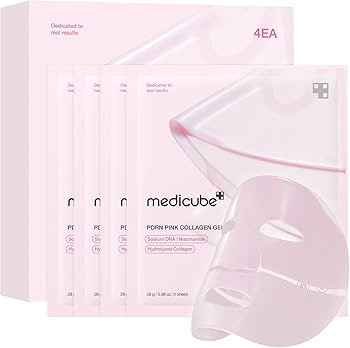 medicube Salmon DNA PDRN pink collagen jelly gel mask | overnight face mask for glass glow skin- ... | Amazon (US)