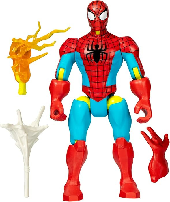 Spider-Man Marvel MixMashers Custom Mix-and-Match Action Figure & Accessories, 5-Inch-Scale Super... | Amazon (US)