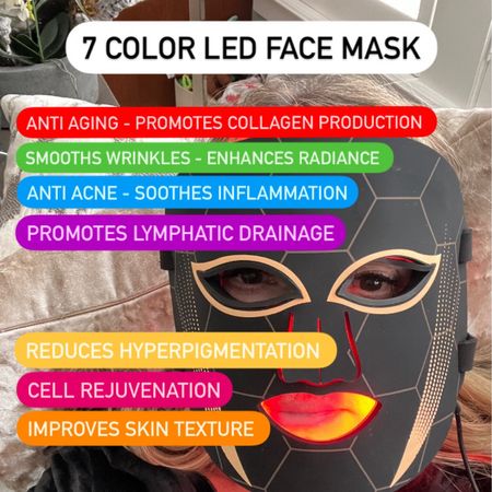 Improve your skin with this LED facemask. Seven different color options to address the many different skin concerns. I’ve been using mine for months and I’ve noticed a huge improvement in my skin.

#LTKBeauty #LTKSaleAlert #LTKFindsUnder100
