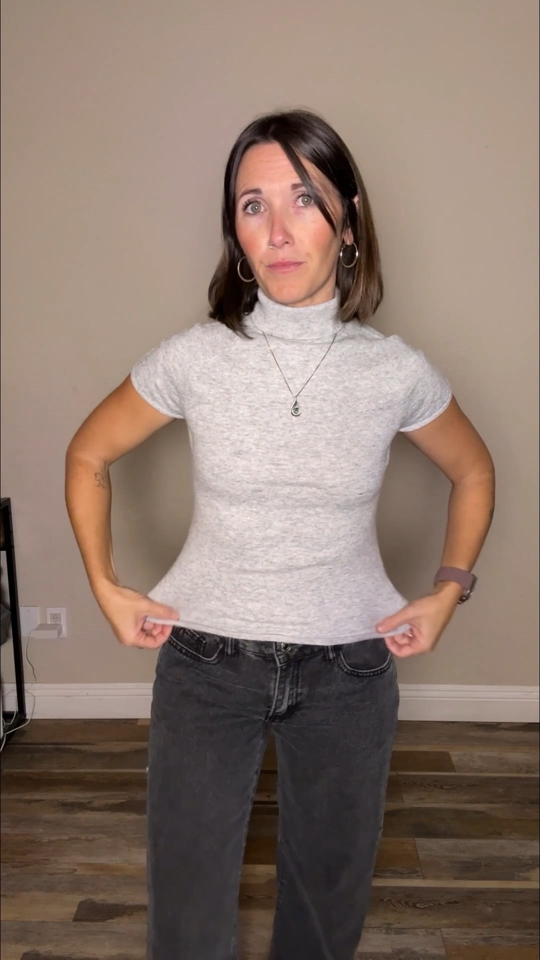 If you love easy, polished basics — this mock neck top is it. 🤍 Soft, stretchy, and so flattering — perfect for layering or wearing solo with denim. I love how it hugs without feeling tight.
 #LTKfind #WardrobeStaple #NeutralStyle #EverydayOutfit #MomStyle #CapsuleWardrobe #ChicBasics

#LTKgrwm #LTKootd #LTKPetite