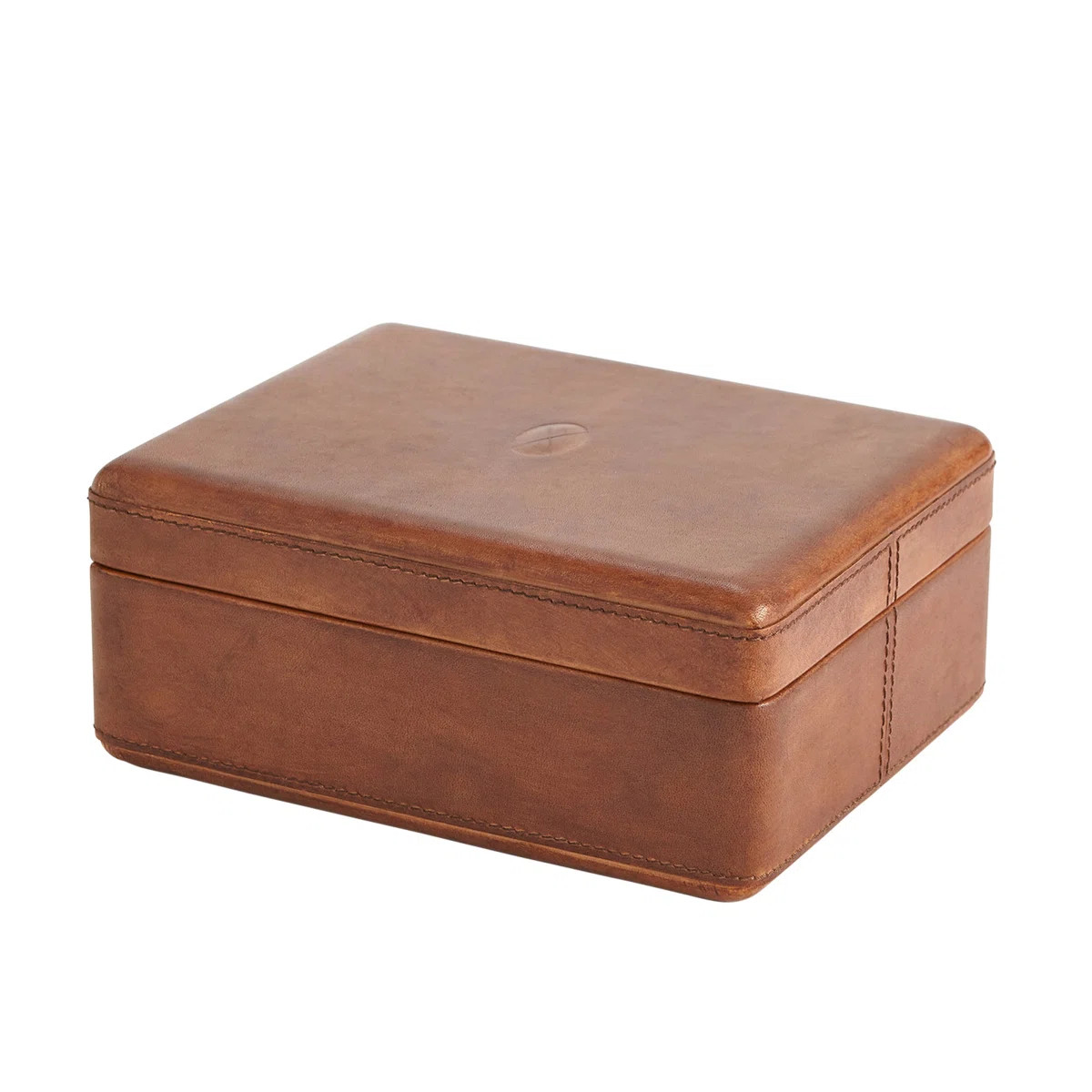 Signature Tobacco Covered Box-Lg | Wayfair North America