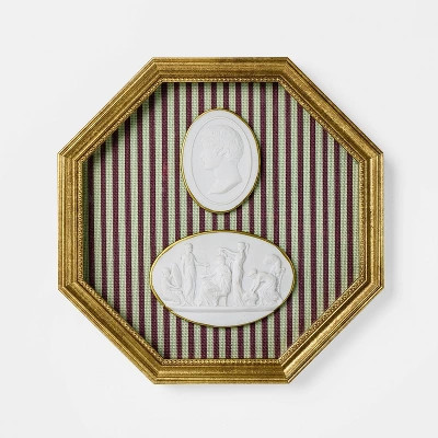 10"x10" Intaglio Busts Wall Art - Threshold™ designed with Studio McGee | Target