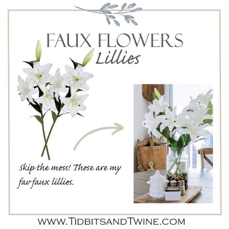 The best fake lilies! All the beauty and none of the mess. 

Fake flowers, Michaels, Lillie’s, white lilies, faux flowers, home decor, summer flowers 

#LTKstyletip #LTKFind #LTKhome