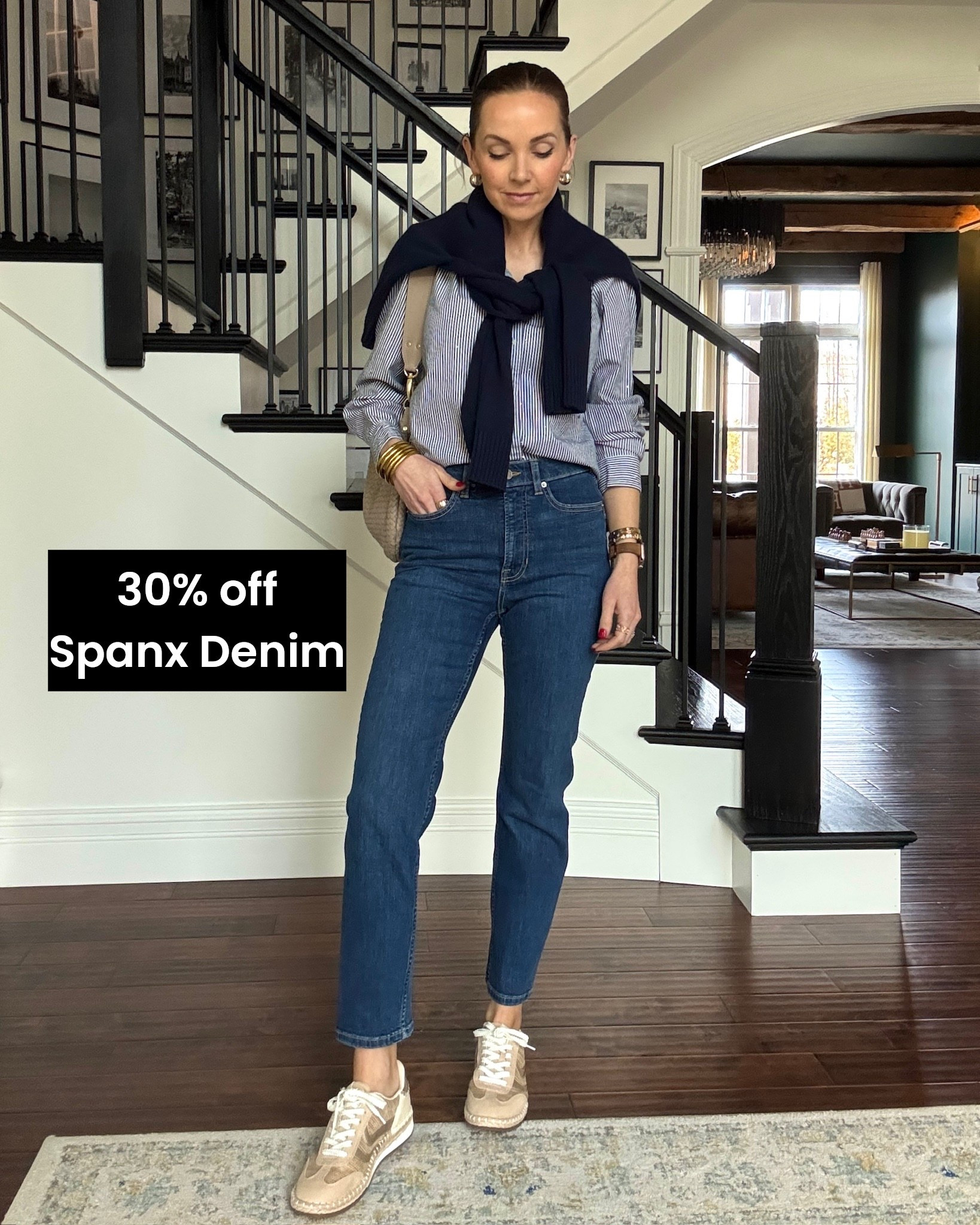 @Spanx denim is so high quality and on sale! They hold you in while still being flexible and keep their shape beautifully! Linked some of my favorites! Such a great time to buy! 

#LTKmomlife #LTKSaleAlert #LTKgrwm
