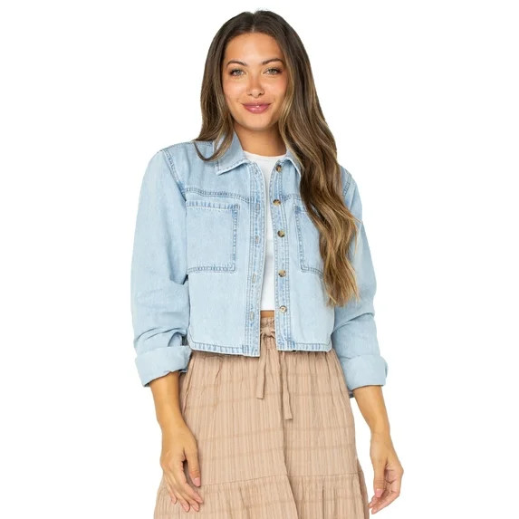 Celebrity Pink Juniors and Juniors Plus Hi Low Long Sleeve Shirt Sizes XXS-3X - Walmart.com | Walmart (US)