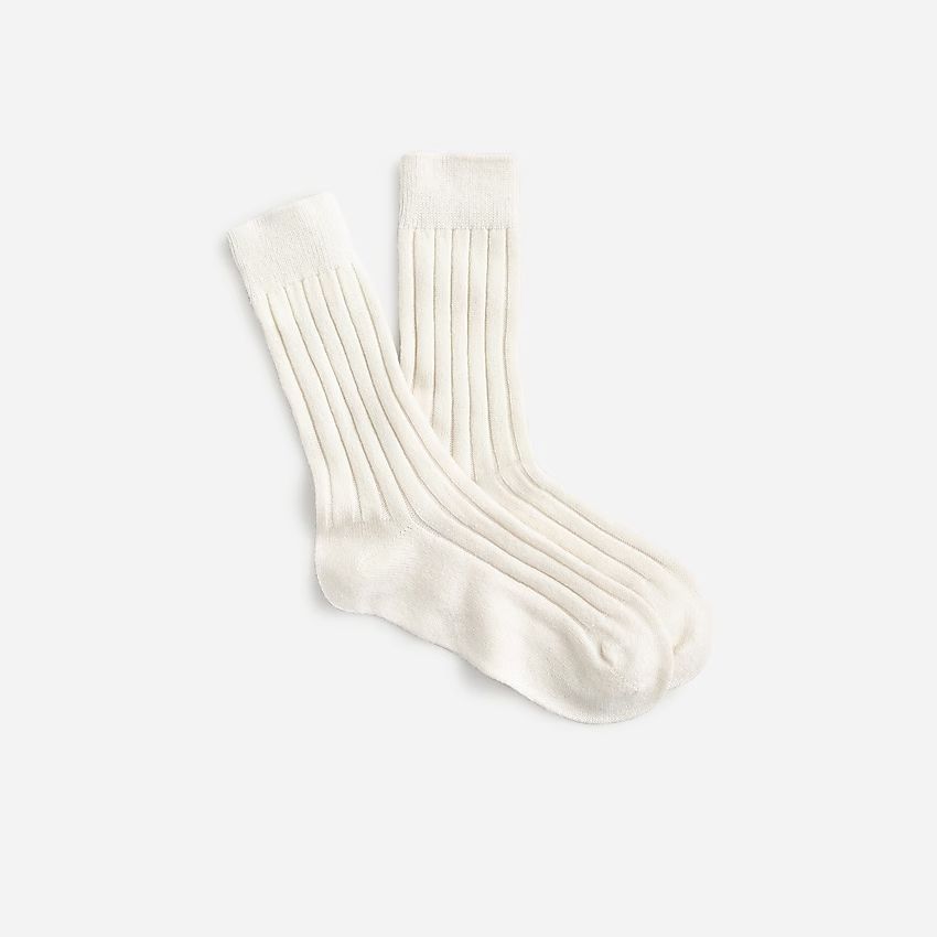 Cashmere-blend trouser socks | J.Crew US