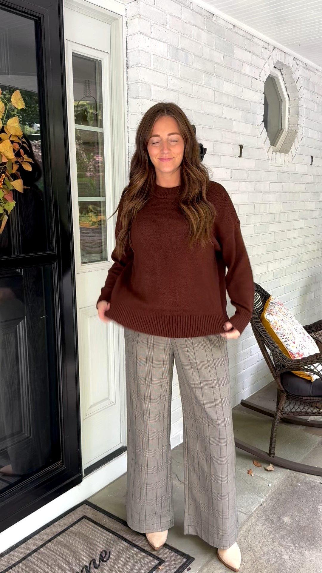 This target sweater is finally online!! 
Wearing size small in sweater & medium in pants 

#LTKFindsUnder50 #LTKFindsUnder100 #LTKStyleTip