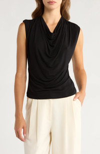 Click for more info about Cowl Neck Sleeveless Top