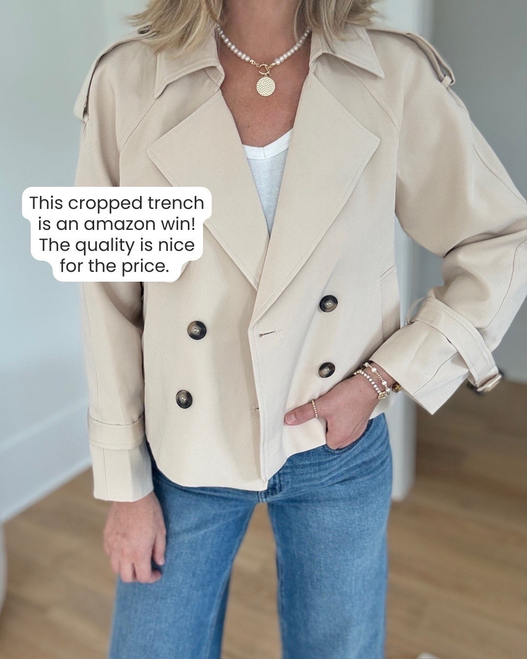 Amazon cropped trench  🙌🏻🙌🏻

#LTKdayinmylife #LTKSeasonal #LTKWorkwear