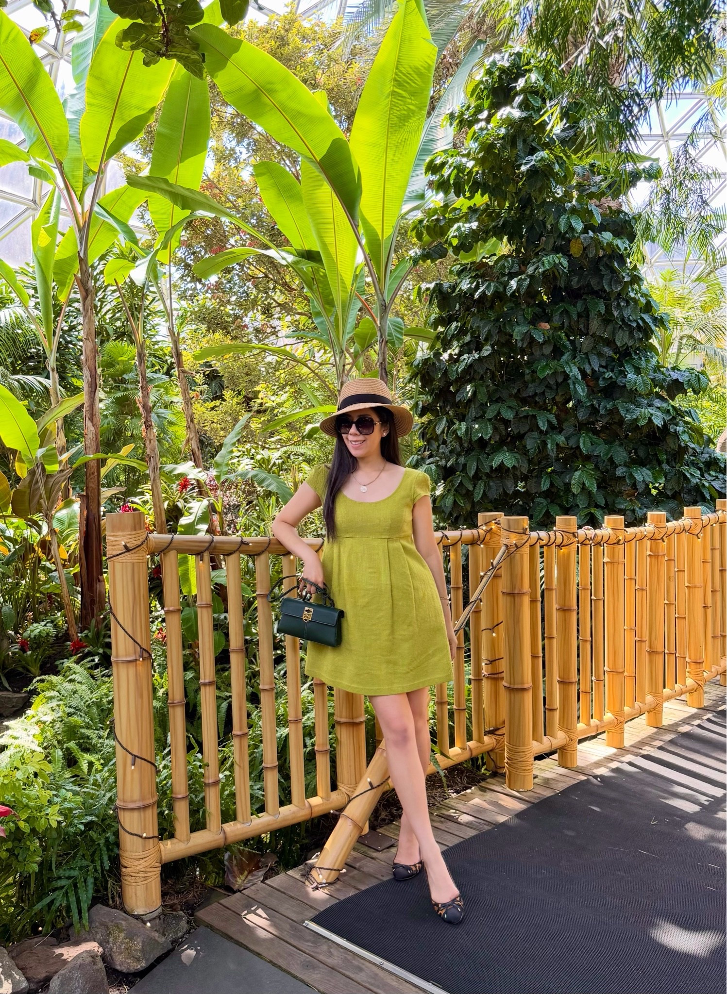 Blending into the atmosphere with my green baby doll dress! It was an extremely hot day so I’m glad I brought my fedora. Since I didn’t want my look to be too monochromatic, I broke it up with my leopard calf hair flats. 

#babydolldress #leopardflats #fedora #summerstyle

#LTKPetite #LTKootd