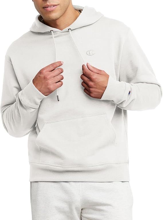 Champion Men's Powerblend Hoodie for Men, Hoodie Sweatshirt, Iconic C Logo (Reg. or Big & Tall) | Amazon (US)