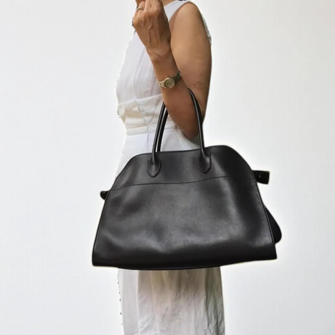 Classic Pebbled Leather Commuter Bag Elegant Durable Leather Tote for Work and Everyday Use | Etsy (US)