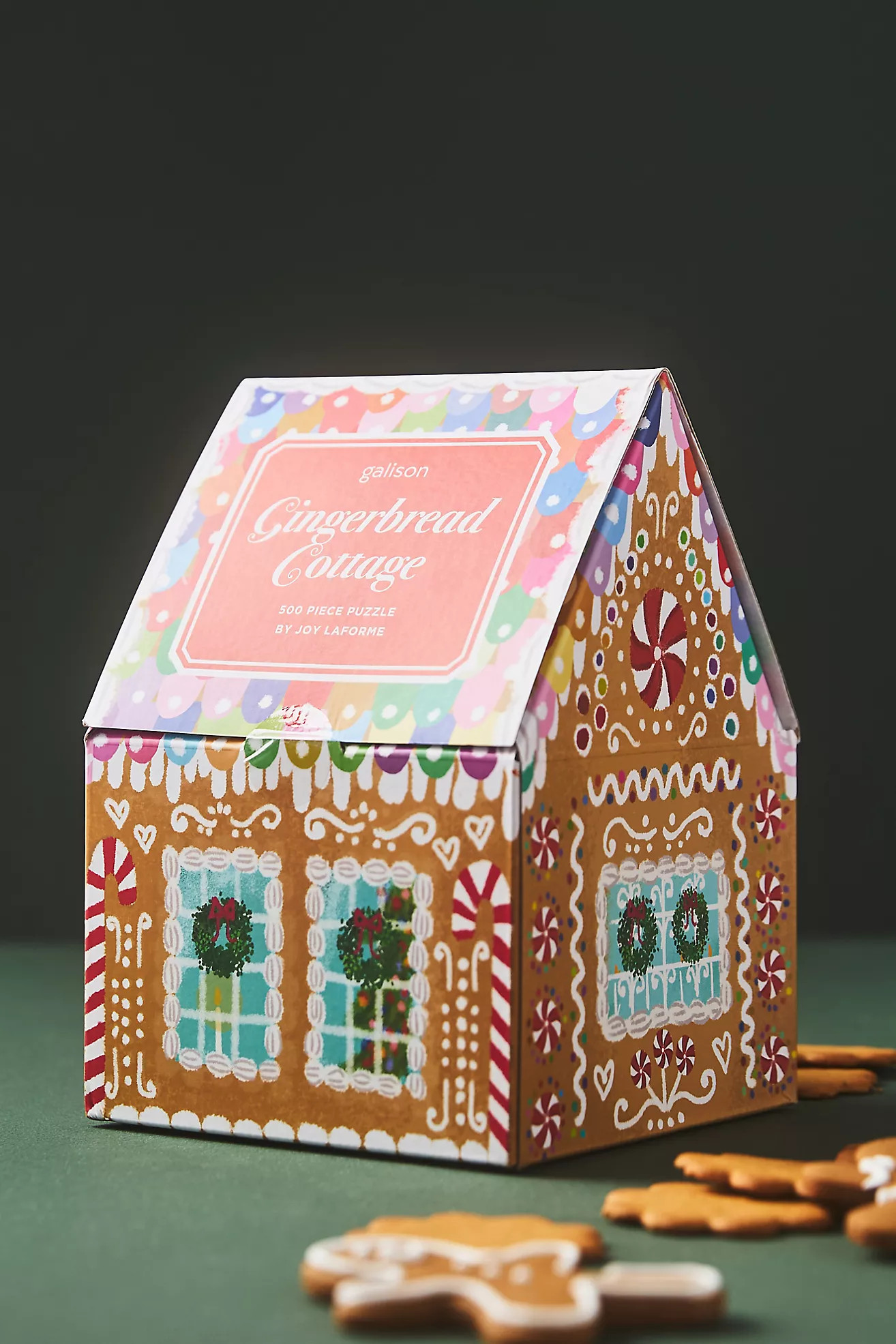 Joy Laforme Gingerbread Cottage Puzzle | Anthropologie (US)