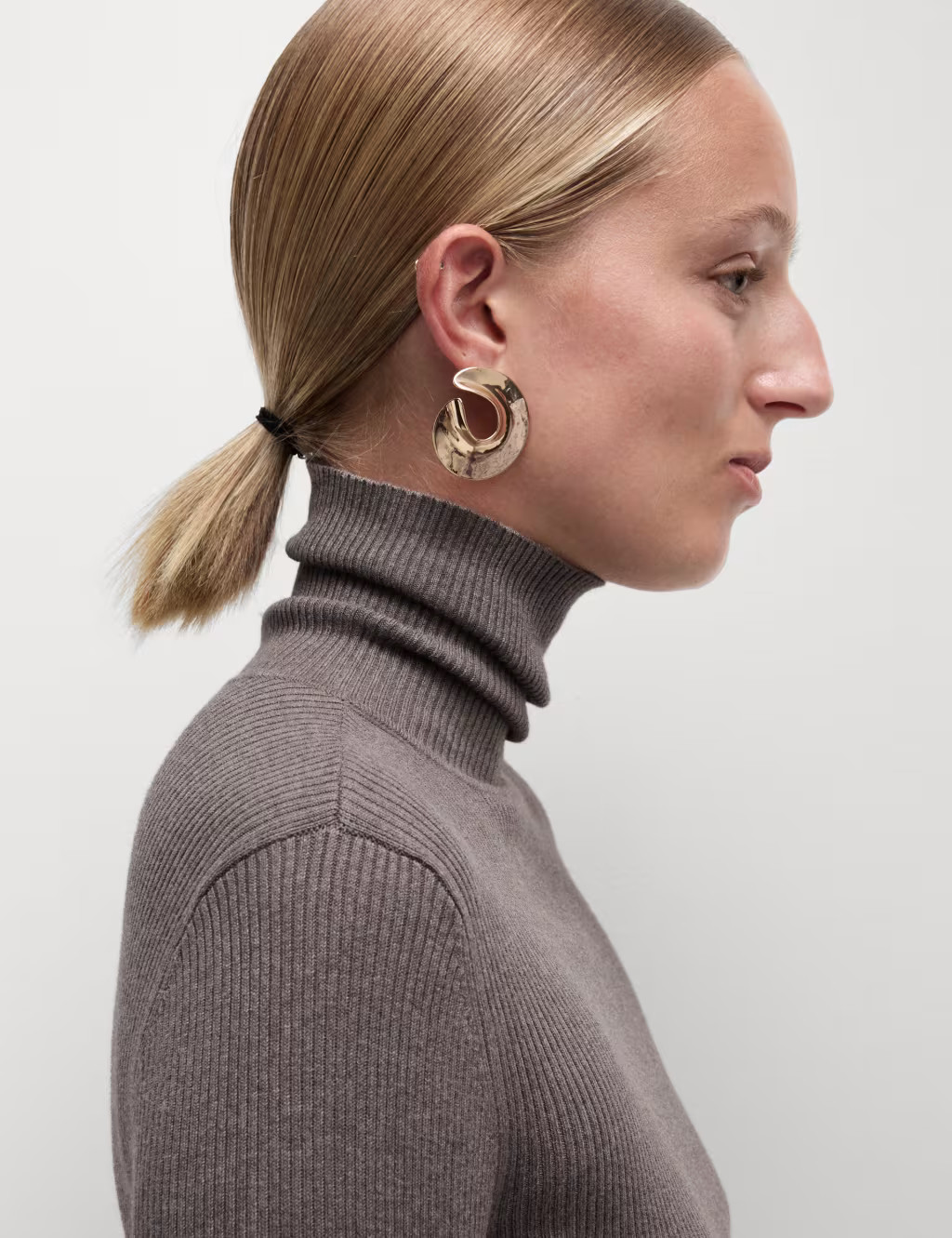 Ribbed Roll Neck Jumper | Marks & Spencer (UK)