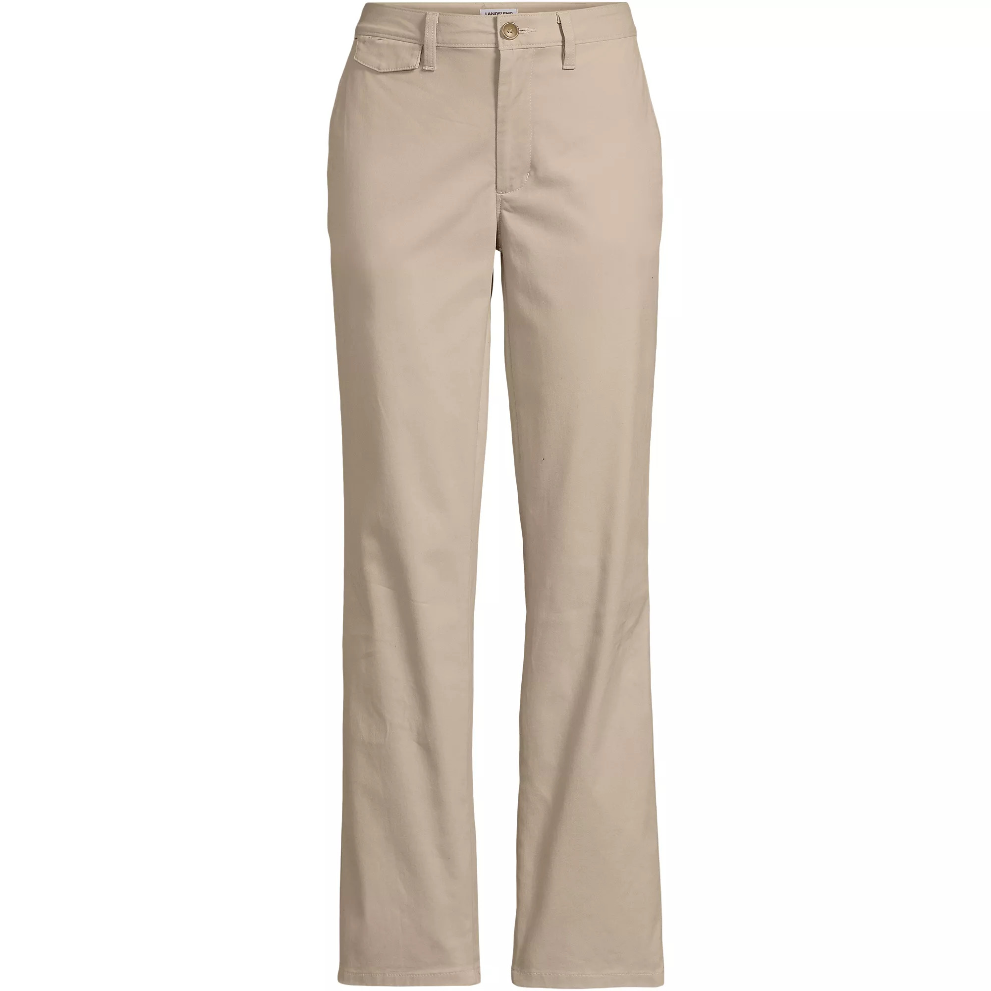 Women's Knockabout Chino High Rise Straight Leg Pants | Lands' End (US)