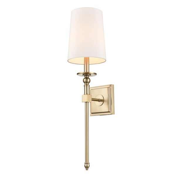 Modern Gold 26-Inch One-Light Wall Sconce | Bellacor