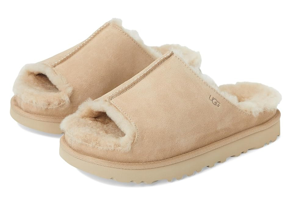 UGG Greenport Slide Women's Slippers Sand : 5 B - Medium, Suede | Zappos