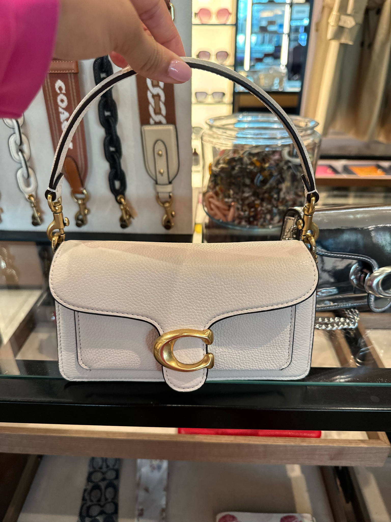 Tabby Coach Purse in Bone White 
#coachpurse #coach #springfashion #springpurse #purse

#LTKSpringSale #LTKSeasonal