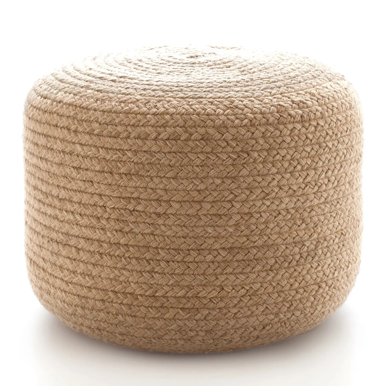 Braided Indoor/Outdoor Pouf | Annie Selke