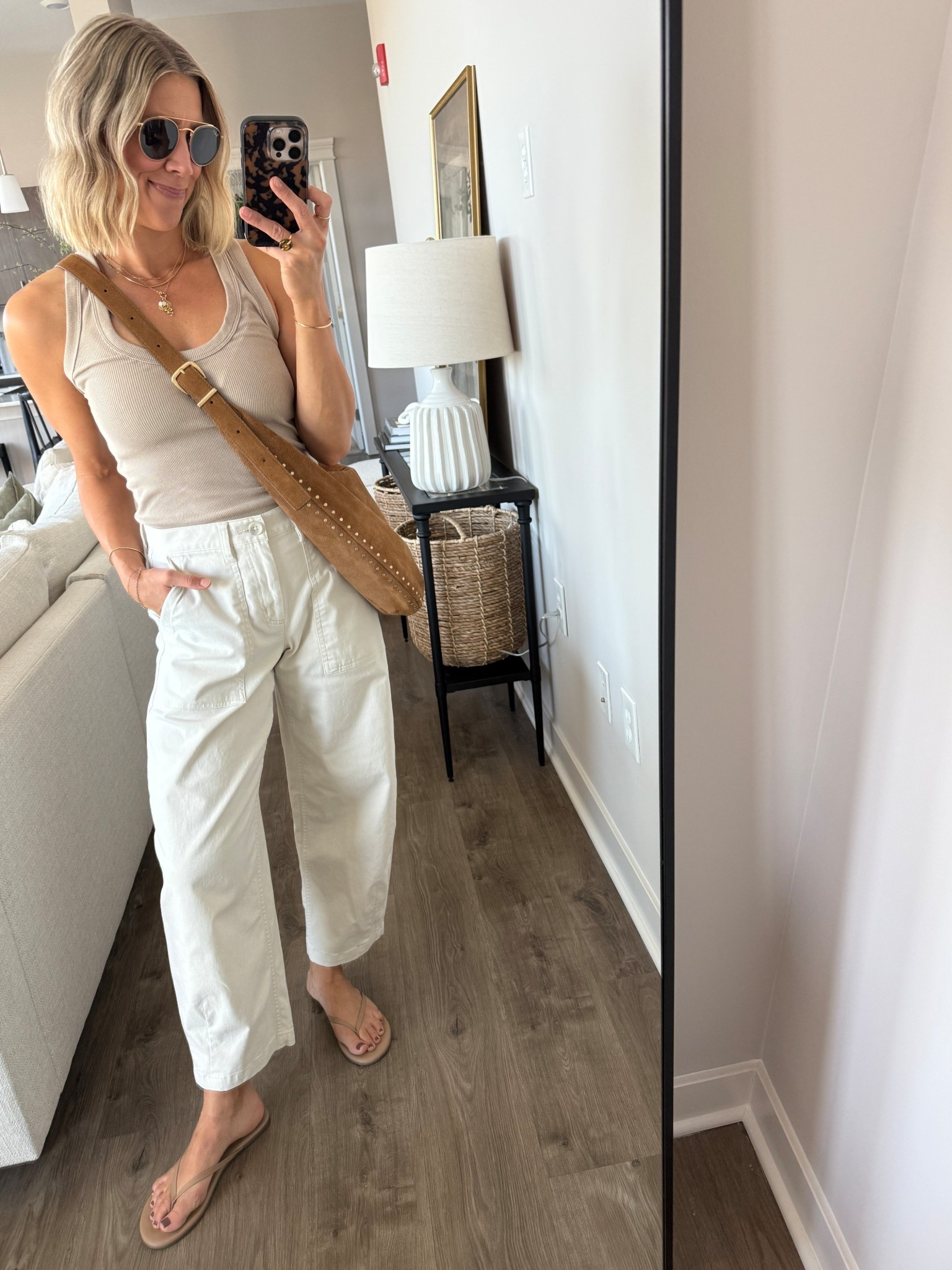 Wearing 2/regular pants, small tank, sandals tts 

#LTKFindsUnder100 #LTKFindsUnder50 #LTKOver40