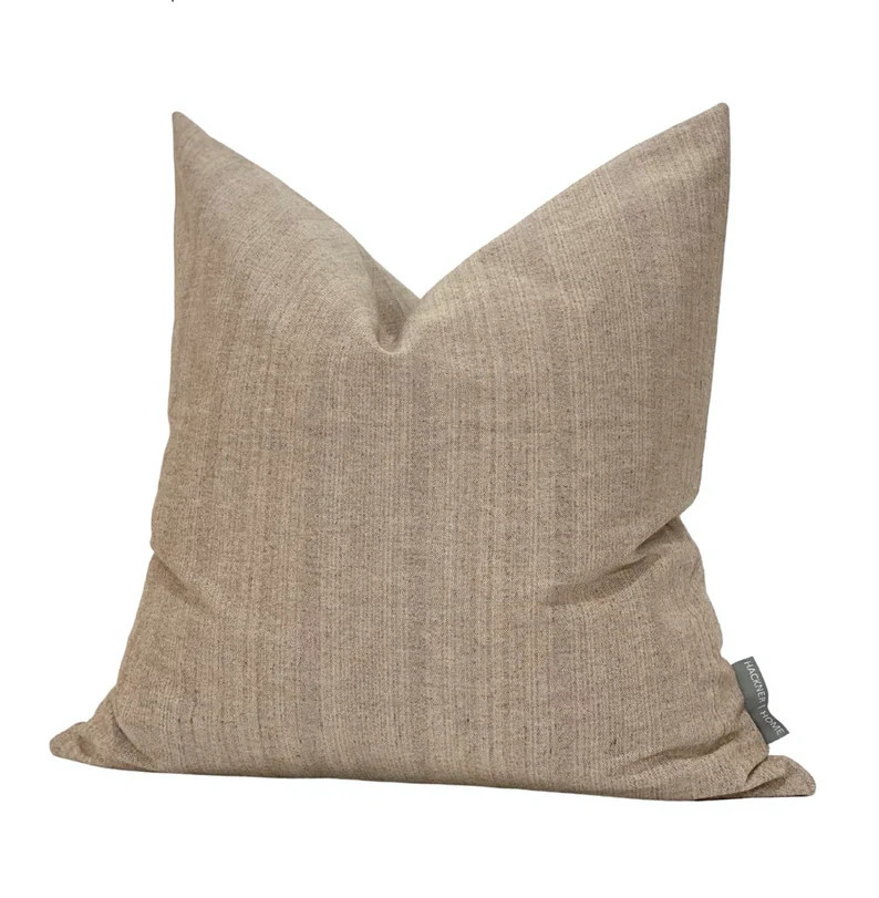 Subtle Stripes  Tawny Pillow Cover Blush Brown Pillow Cover | Etsy | Etsy (US)