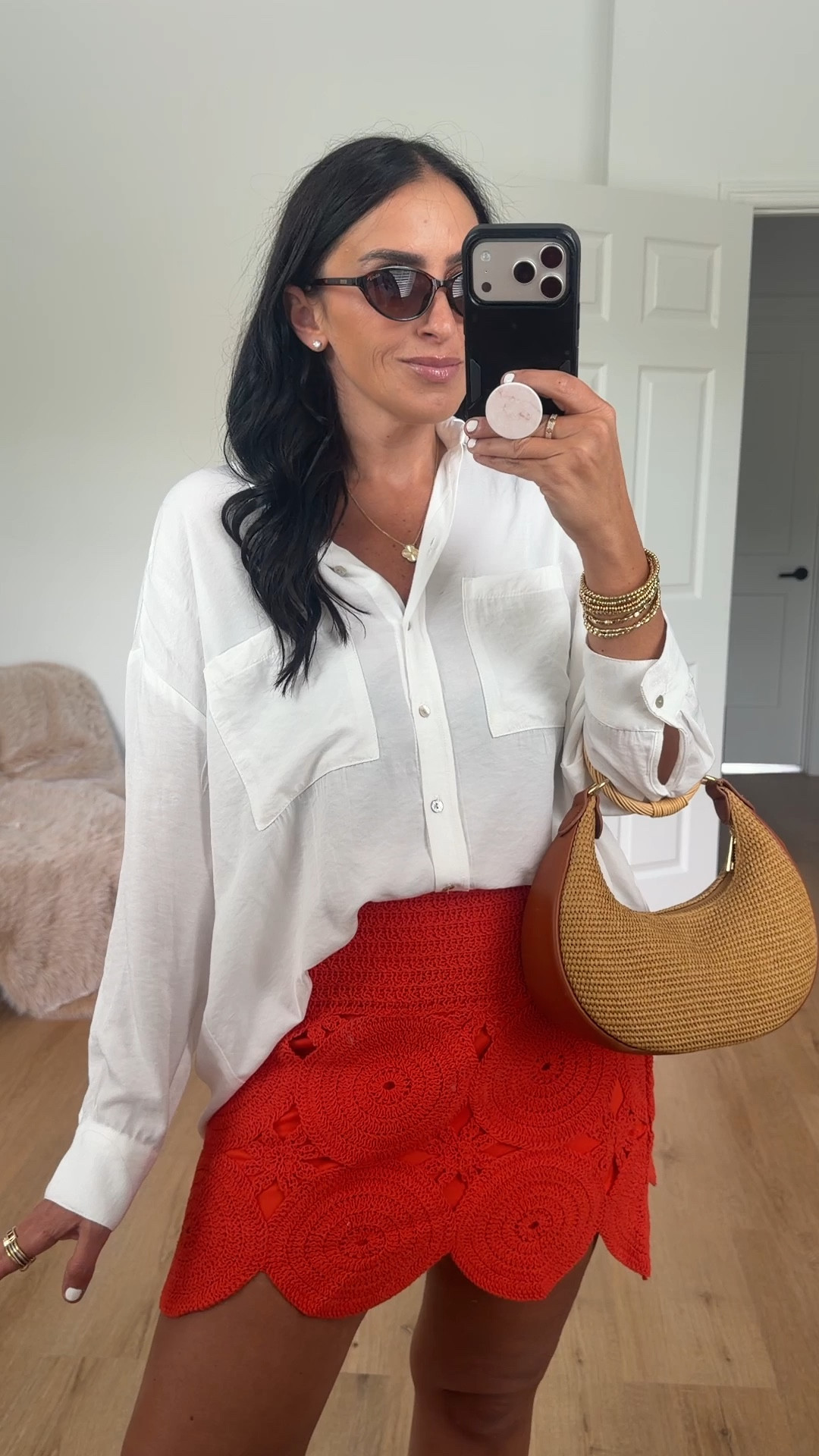 Simonmiller crochet beep beep mini skirt dupe more affordable option to the Designer skirt wearing size medium. Use code houseofsequins30 for 30% off the entire site on vici