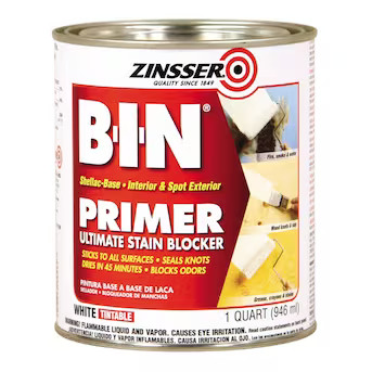 Zinsser BIN Interior Multi-purpose Shellac Wall and Ceiling Primer (1-quart) | Lowe's