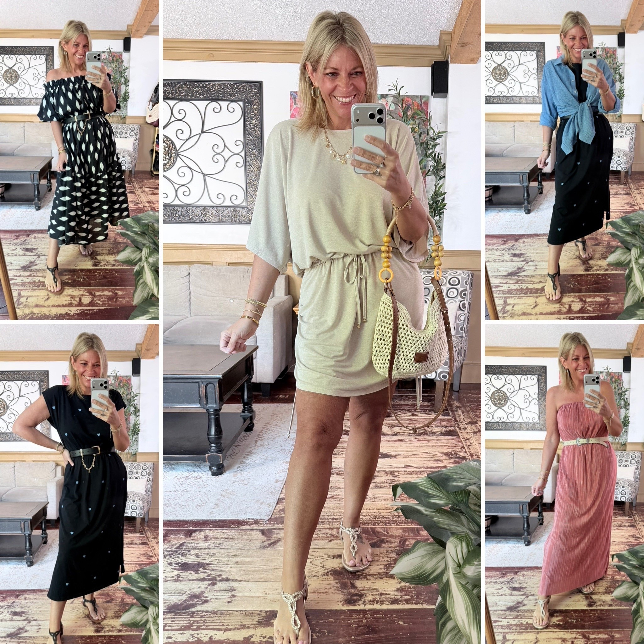Use code NICOLEULLA to save 35% off your order! Wearing size 12/14 in all items. Size down in black & white dress, it’s fits generously. All other items true to size.

#LTKootd #LTKOver40 #LTKMidsize