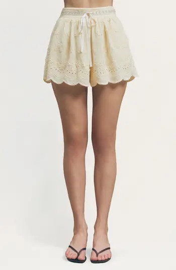 Nellie Floral Appliqué Shorts | Nordstrom