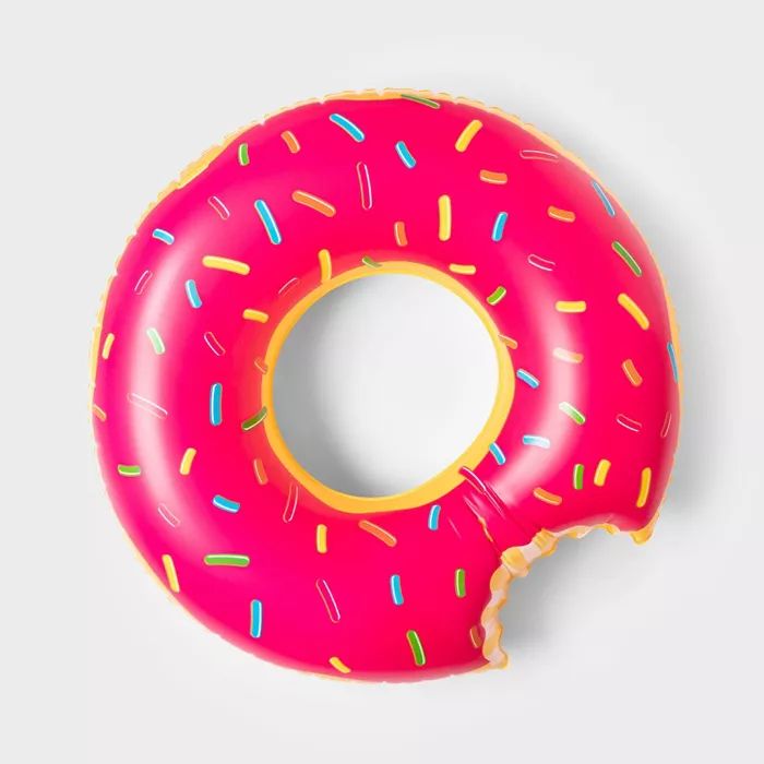 Strawberry Donut Pool Float Bright Red - Sun Squad&#8482; | Target