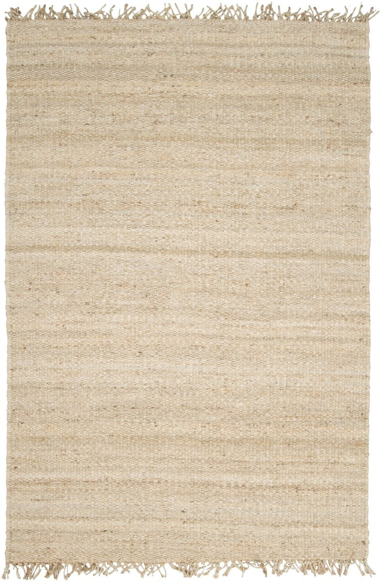 Jute Natural Bleached Cream Jute Handwoven Area Rug | Rugs Direct