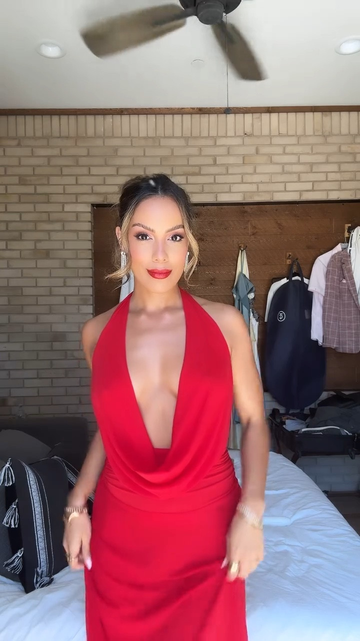 the perfect red dress ❤️ @peppermayo #peppermayo #reddress #weddingguestdress #formaldress