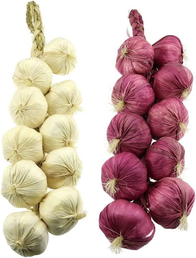 2pcs Artificial Onion String Fake Vegetable Home Party Christmas Harvest Decoration | Amazon (US)
