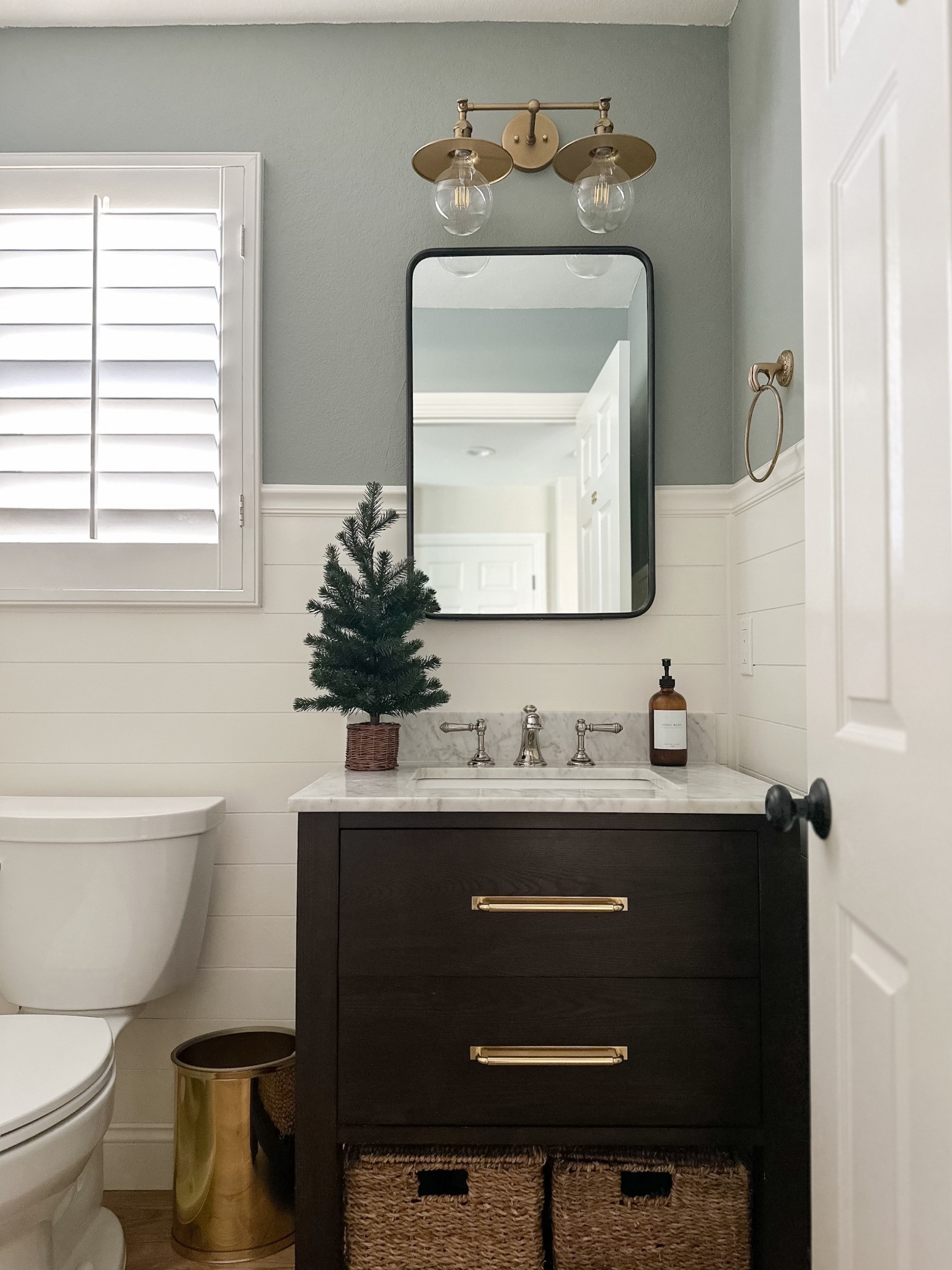 A touch of the holidays in every room, including the bathroom!

Mini Christmas tree
Target holiday finds

#LTKHome #LTKHoliday