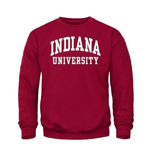 Barnesmith Indiana University, IU Hoosiers, Adult Unisex Crewneck Sweatshirt, Classic, Cardinal, Small | Amazon (US)