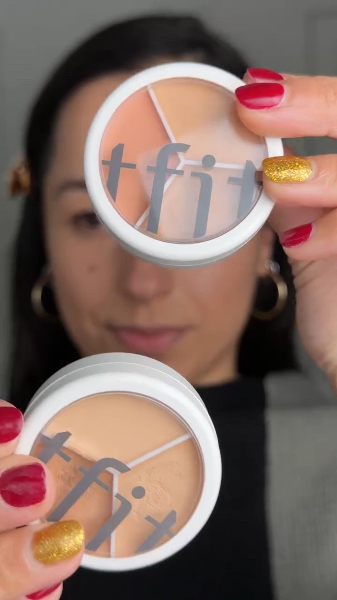The most popular TFIT concealer a 3-in-1 palette style with three complementary shades you mix to conceal, correct and brighten. 

@tfit.global 
Check it out on @yesstyle use my code NATHALY100 for extra perks! 

#tfit #tfitgb #tfitconcealer #3in1concealer #yesstyle