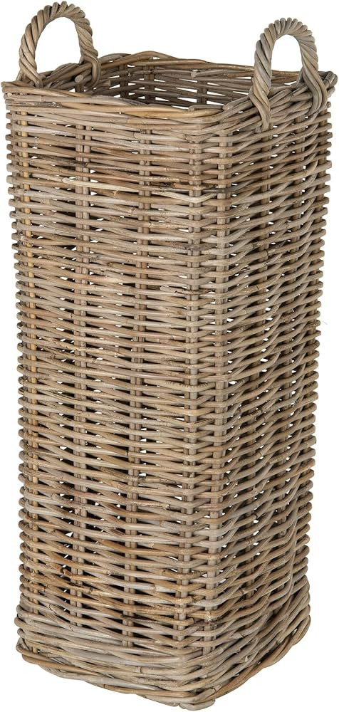 KOUBOO Kobo Square Umbrella Stand with Metal Water Catch, Gray Storage Basket Grey | Amazon (US)