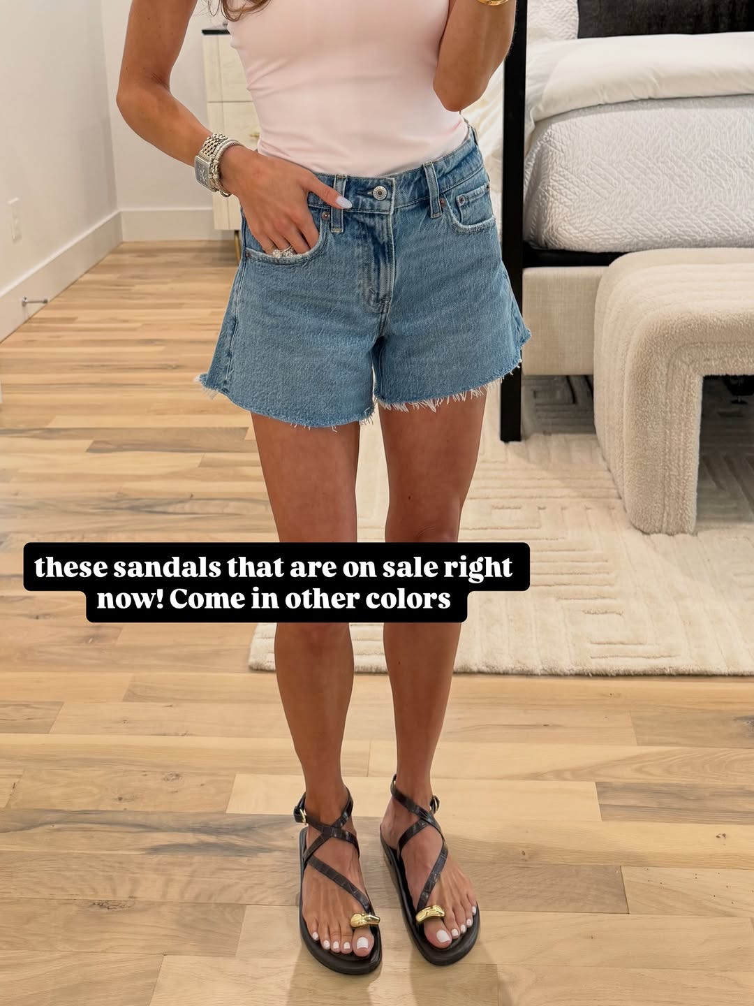 Love these denim shorts size 23 summer outfit

#LTKPetite #LTKSaleAlert