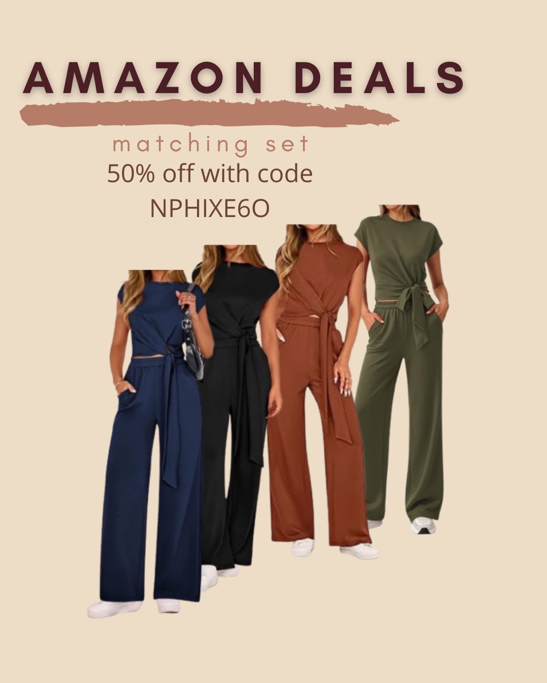 $17 ends 5/3

Amazon set
Amazon fashion
Amazon deals
Matching set
Two piece set
Lounge set
Comfy outfit


#LTKSaleAlert