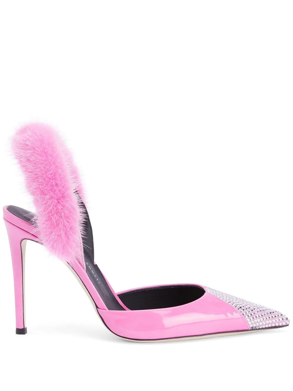 Giuseppe Zanotti Henriette Strass Embellished Pumps | Pink | FARFETCH | Farfetch Global