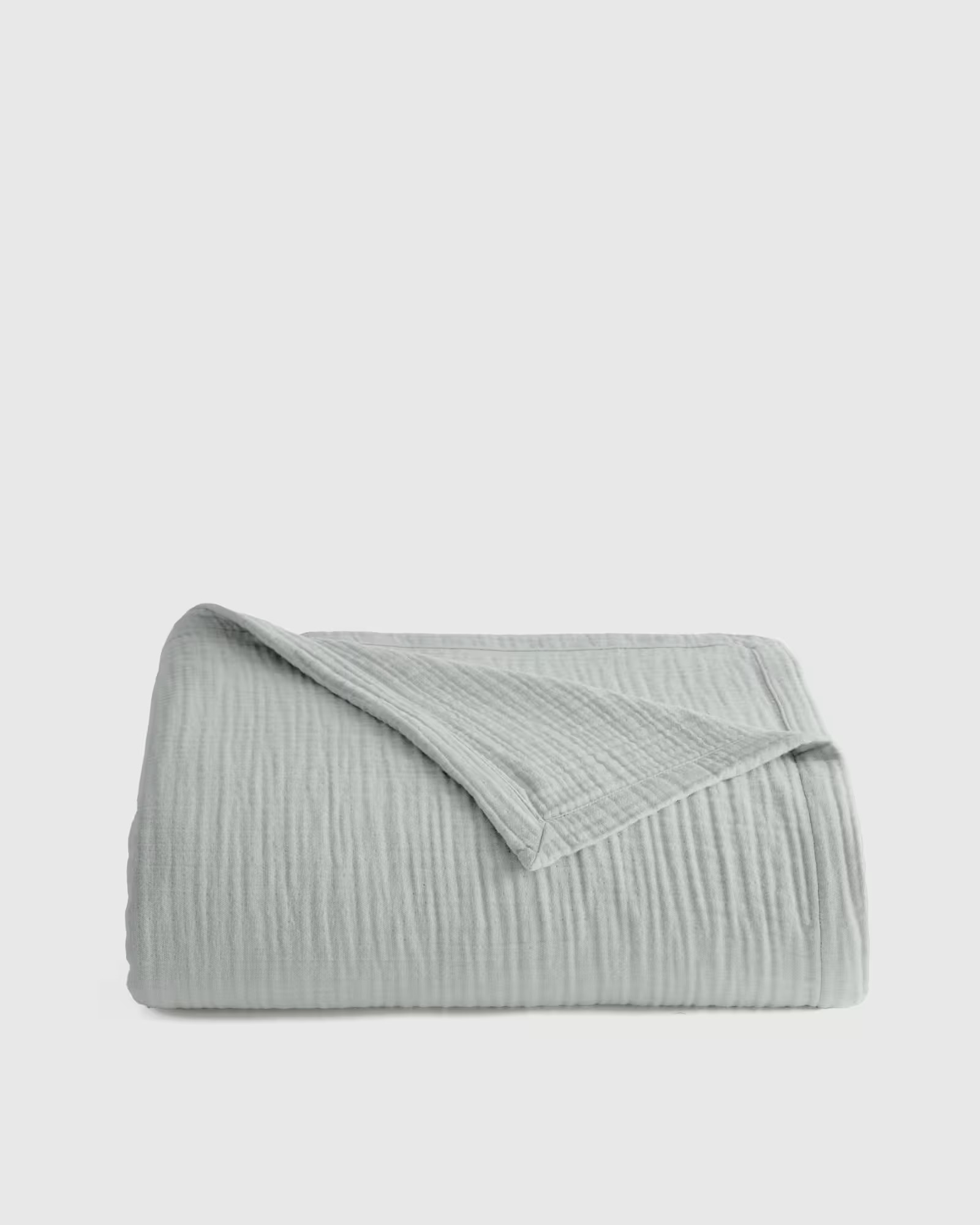 Organic Airy Gauze Blanket in Mist | Quince