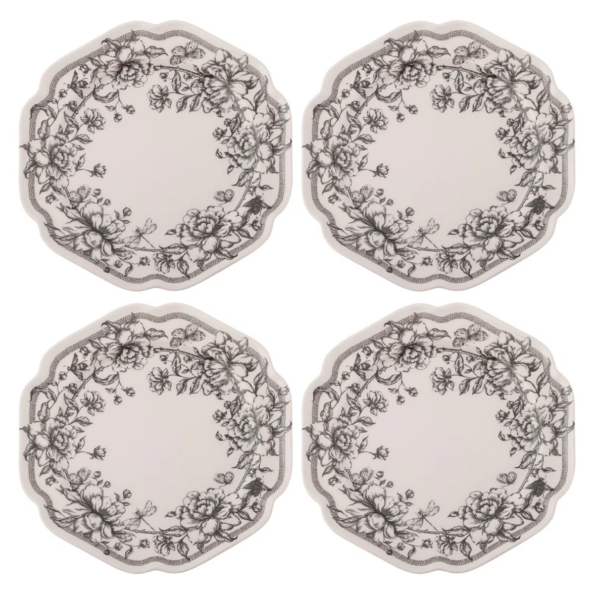 Winston Porter MELAMINE DINNER PLATES S/4 ISABELLA (S25) | Wayfair | Wayfair North America