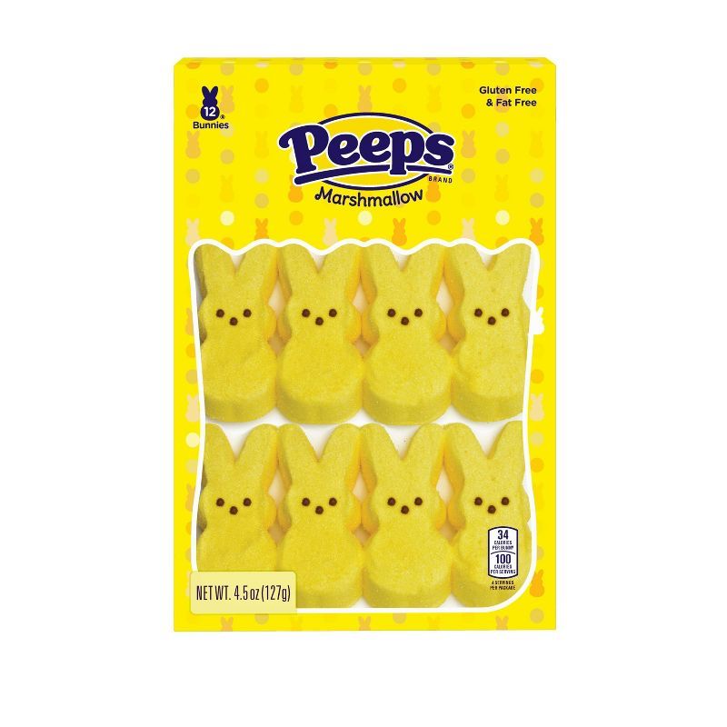 Peeps Easter Yellow Bunnies - 4.5oz/12ct | Target