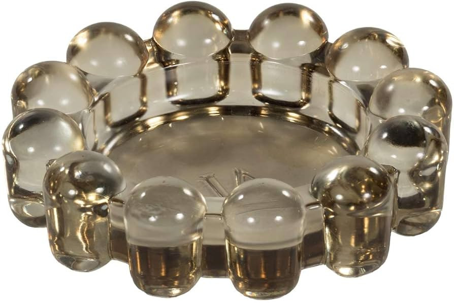 Original Bubble Candle Dish Large by Alice Lane \u2013 Smoky Glass Decorative Candle Holder for H... | Amazon (US)