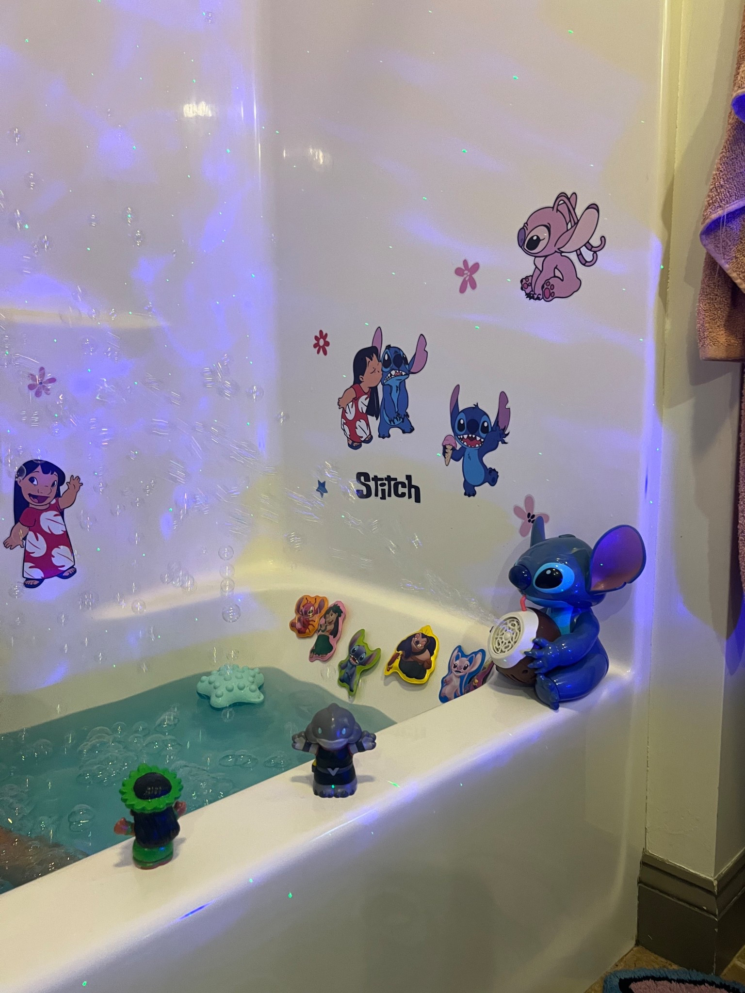 Lilo and stitch bath!💙🌸💜

#LTKKids #LTKFamily #LTKBaby

#LTKKids #LTKBaby #LTKFamily