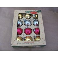 Vintage Christmas Ornaments, 1960S Shiny Brite Pink, Blue, Gold Ball Mercury Glass Ornament, Decor | Etsy (US)