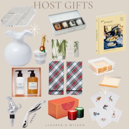 Host gifts. Gifts for the entertainer. Christmas gift guide. Holiday gift ideas. Hostess gift ideas. Gifts under $100. 

#LTKSeasonal #LTKhome #LTKHoliday