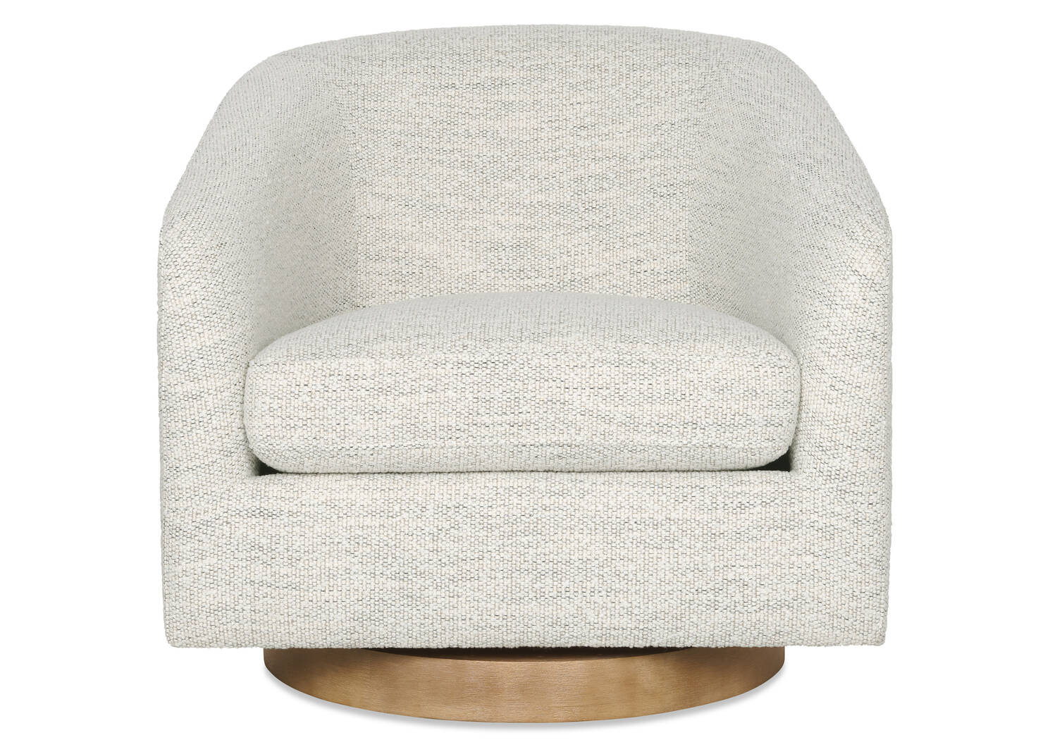 Caleb Swivel Armchair -Luly Pepper | Urban Barn