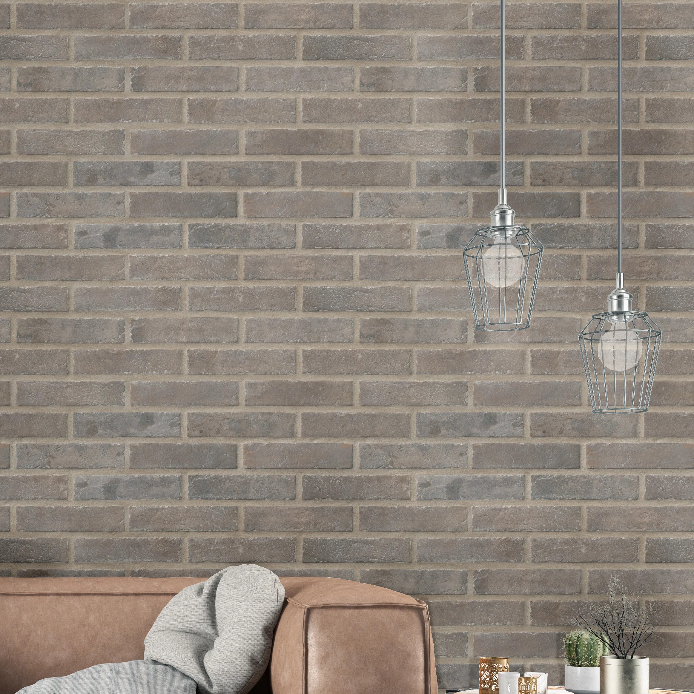 Montello 2 in. x 10 in. Matte Porcelain Brick Look Floor and Wall Tile | Wayfair North America