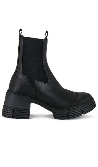 Heeled City Boot in Black | Revolve Clothing (Global)